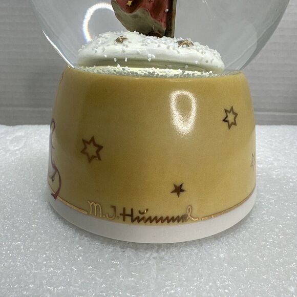 VTG Goebel M.J. Hummel Musical Snow Globe Angel Lantern Christmas Song #343 New - Picture 2 of 14
